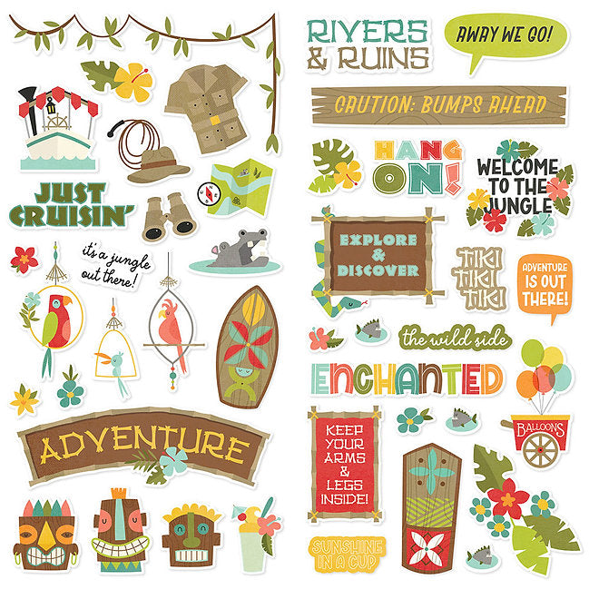 Simple Stories - Say Cheese Adventure At the Park - Foam Stickers