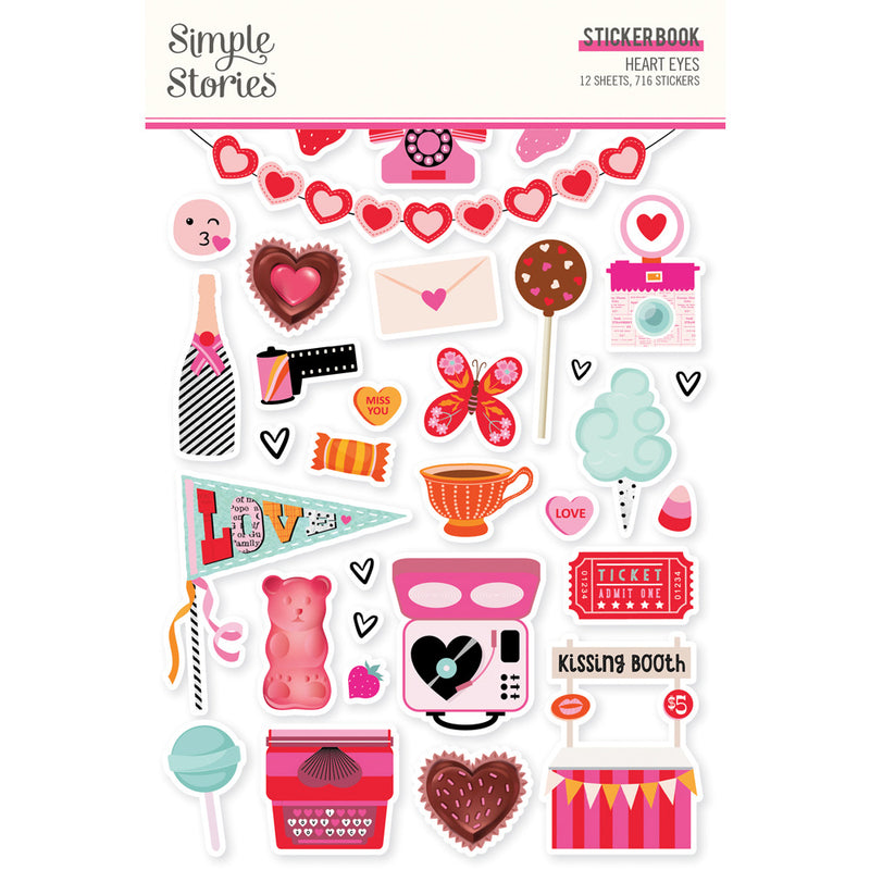 Simple Stories - Heart Eyes - Sticker Book