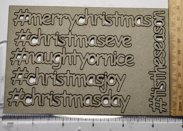 2 Crafty Chipboard - Christmas Set