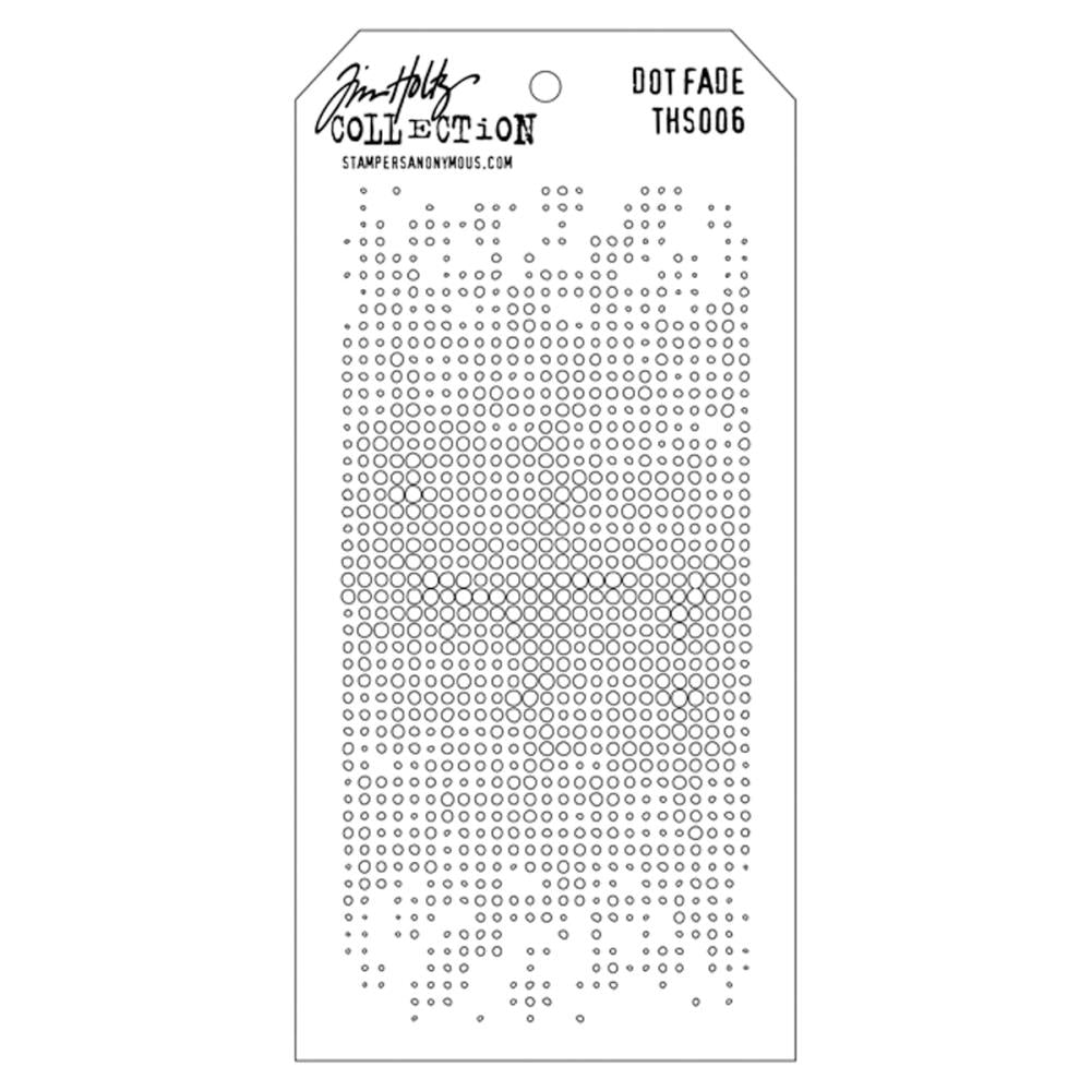 Tim Holtz - Stampers Anonymous - Layering Stencil - Dot Fade