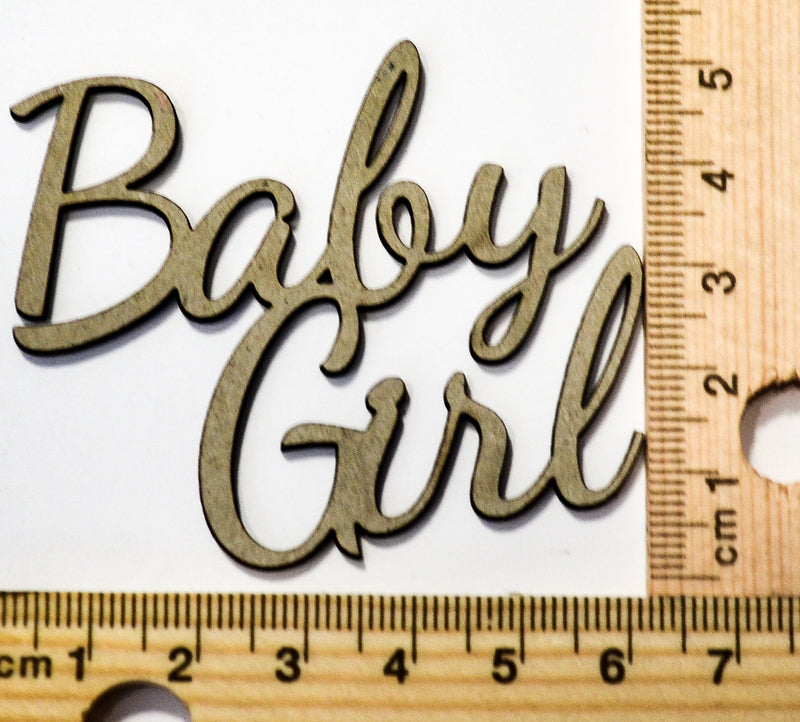 2 Crafty Chipboard - Baby Girl