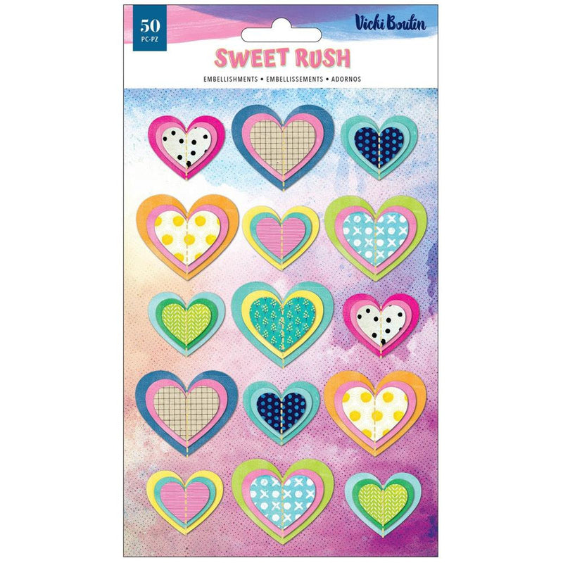 Vicki Boutin Sweet Rush Collection Puffy Stickers