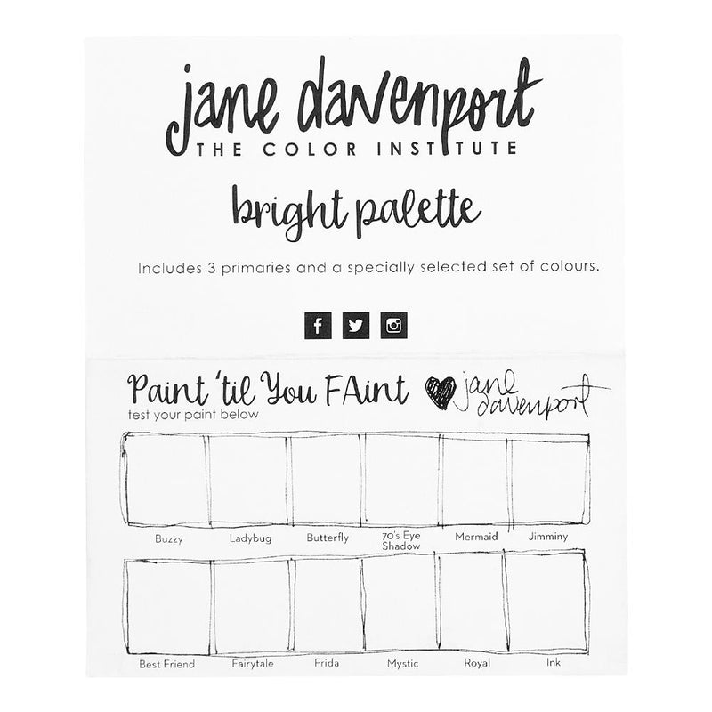 Jane Davenport - Watercolor Palette Set - Neutrals