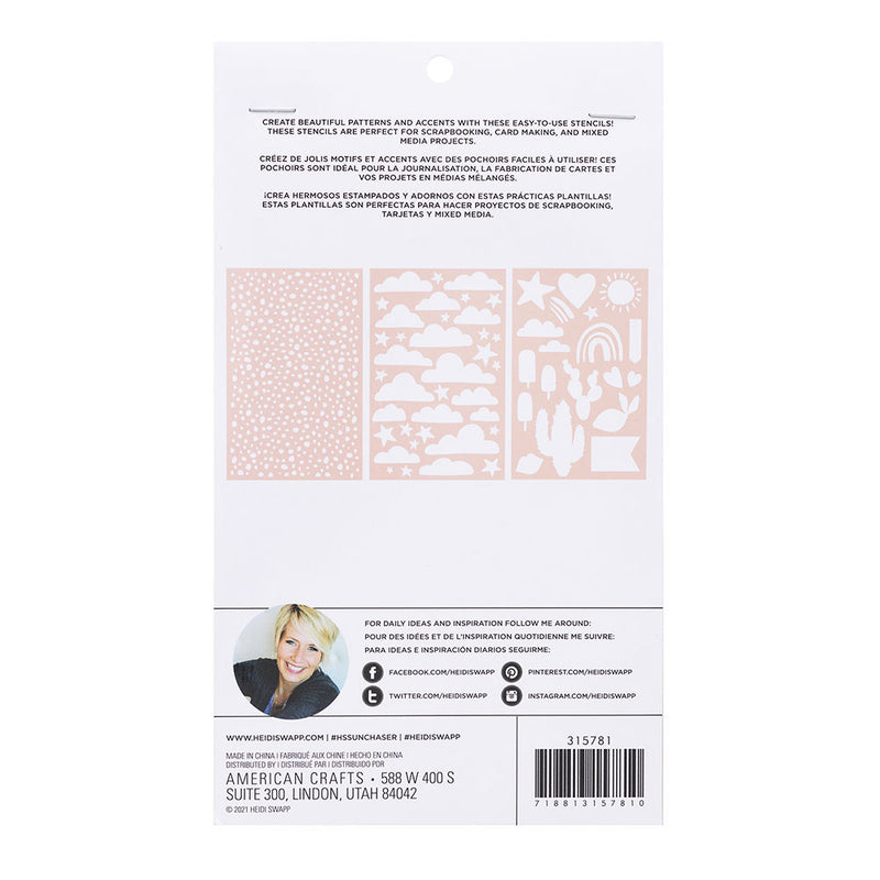 Heidi Swapp Sun Chaser Puffy Stickers - Mini