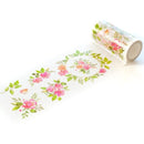 PinkFresh Studio - Washi Tape 4"X11yd - English Garden W/Foiled Accents
