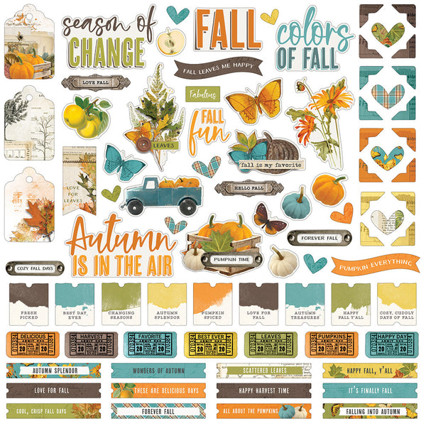 Simple Stories - Simple Vintage Country Harvest - Cardstock Sticker