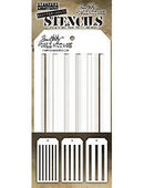 Tim Holtz - Stampers Anonymous - Layering Stencils - Shifter Multi Stripes