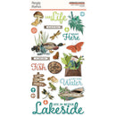 Simple Stories - Simple Vintage Lakeside - 6 x 12 Chipboard Stickers