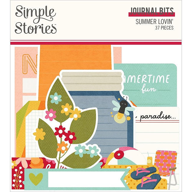 Simple Stories - Summer Lovin - Bits & Pieces Die-Cuts 37/Pkg