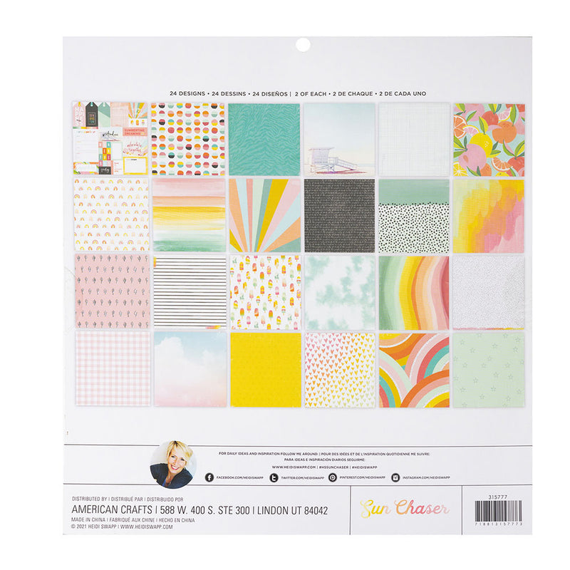 Heidi Swapp - Sun Chaser - 12 x 12 Paper Pad