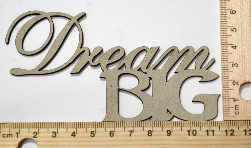 2 Crafty Chipboard - Dream Big