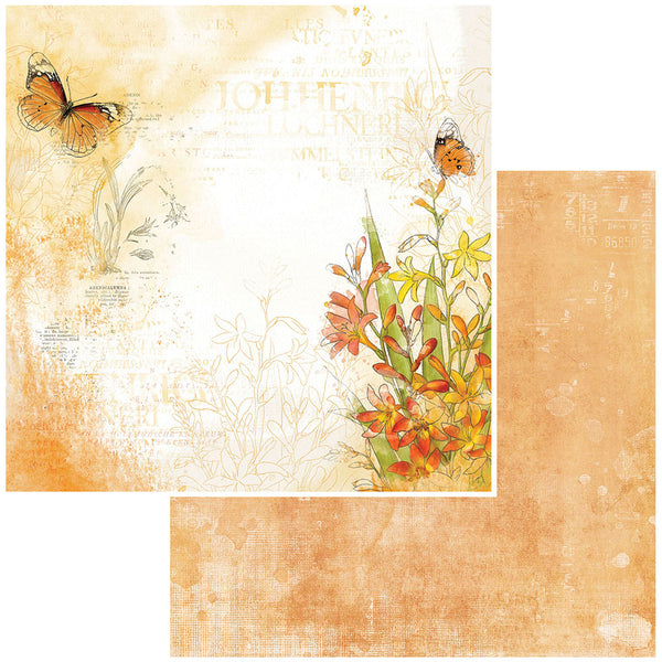 49 and Market - Vintage Artistry Mango - 12 x 12 - Saffron Notes