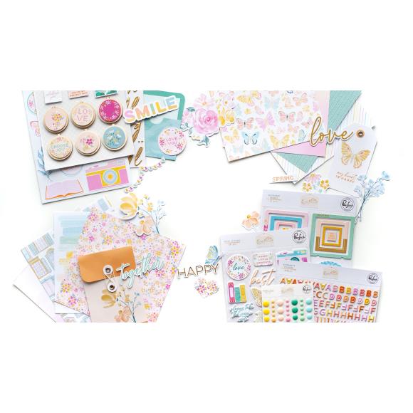 PinkFresh Studio - Puffy Stickers - Happy Heart