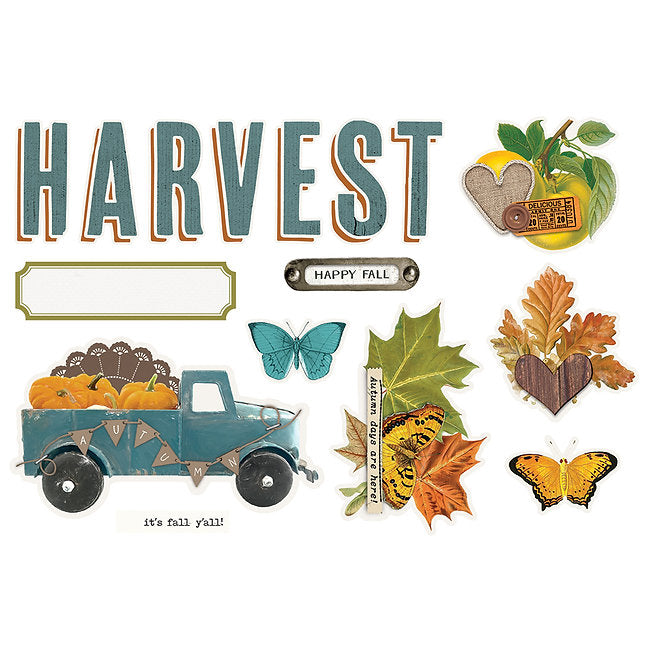 Simple Stories - Simple Vintage Country Harvest - Page Pieces