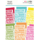 Simple Stories - Color Vibe - Alpha Sticker Books - Brights