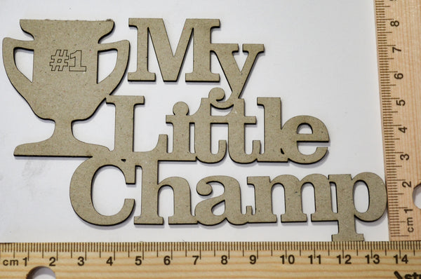 2 Crafty Chipboard - My Little Champ