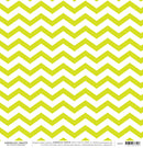 12X12 PATTERNED PAPER Lime Chevron