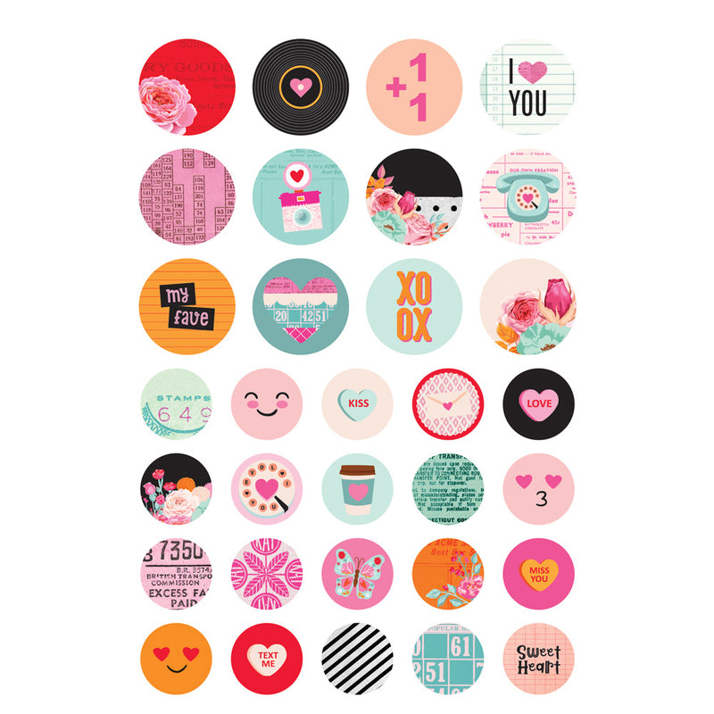 Simple Stories - Heart Eyes - Sticker Book