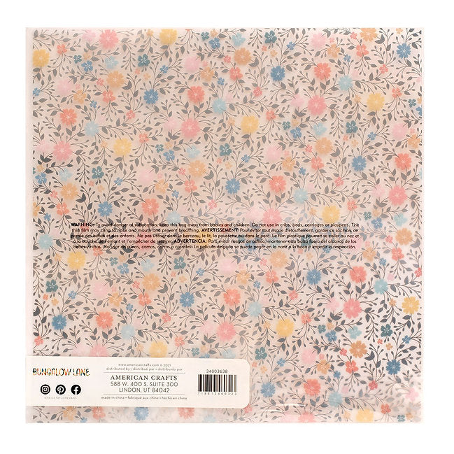 Paige Evans - Bungalow Lane - 12 X 12 Specialty Paper
