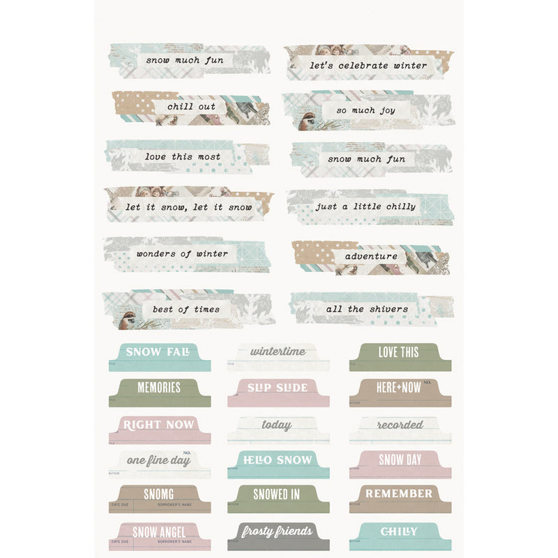 Simple Stories - Simple Vintage Winter Woods - Sticker Book