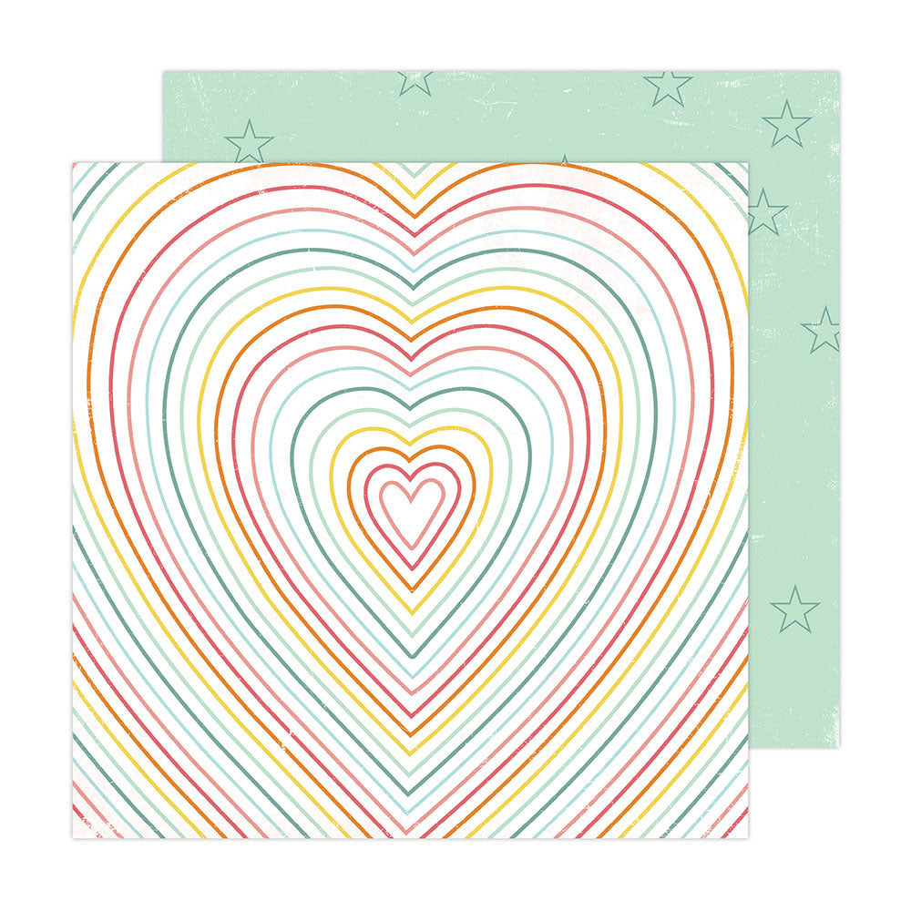 Heidi Swapp - Sun Chaser - 12 x 12 Double Sided Paper - Radiance