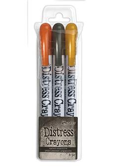 Tim Holtz - Distress Pearlescent Crayon - Halloween Set #1