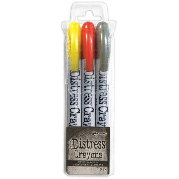 Tim Holtz - Distress Pearlescent Crayon - Halloween Set #3