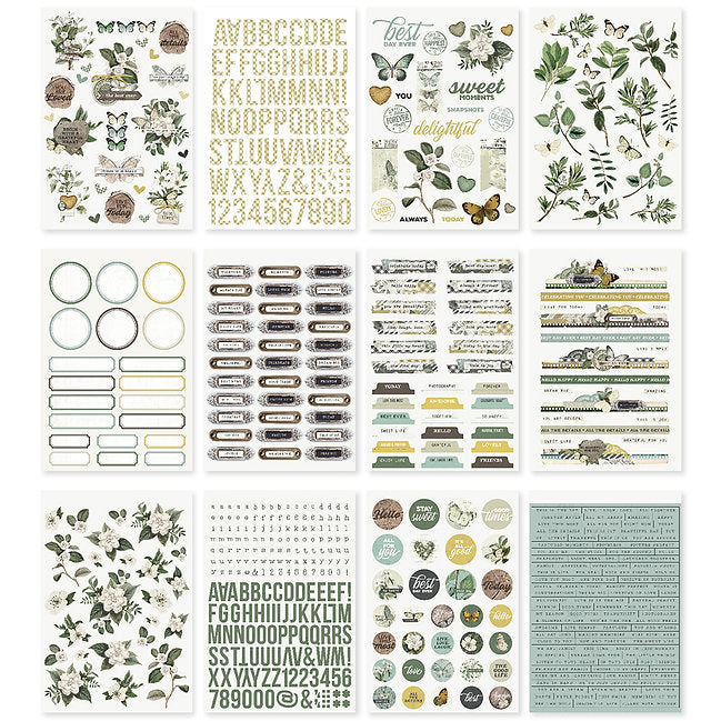 Simple Stories- Simple Vintage Weathered Garden - Sticker Book