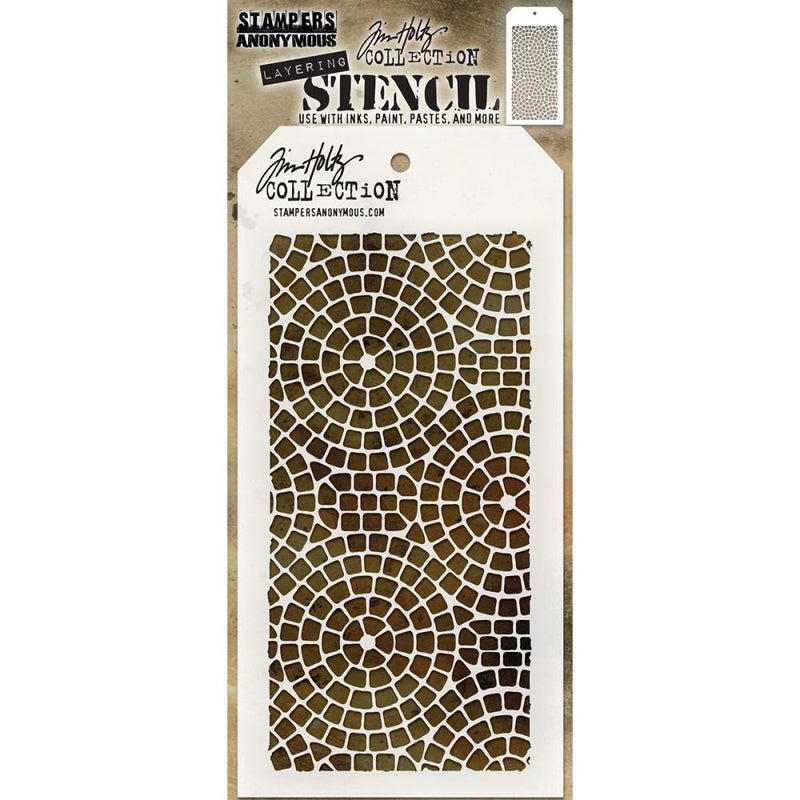 Tim Holtz - Stampers Anonymous - Layering Stencil - Mosaic