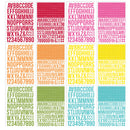 Simple Stories - Color Vibe - Alpha Sticker Books - Brights