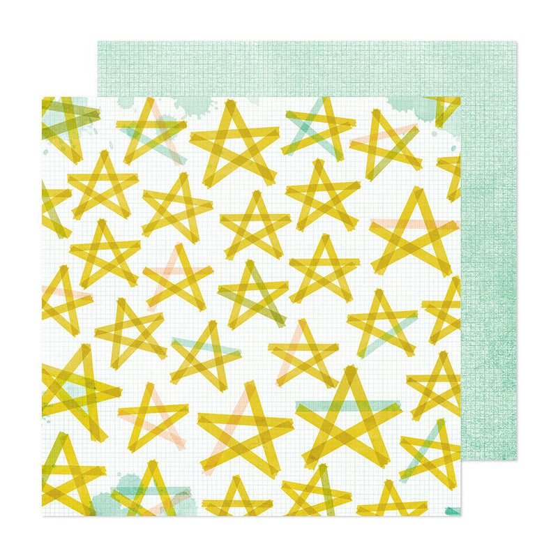 Vicki Boutin - Print Shop - 12 x 12 Double Sided Paper - Star Gazer