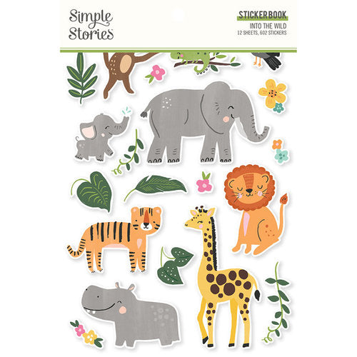 Simple Stories - Into The Wild - Sticker Book