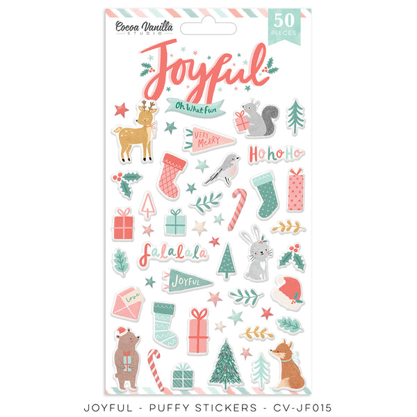 Cocoa Vanilla Studio - Joyful - Puffy Stickers