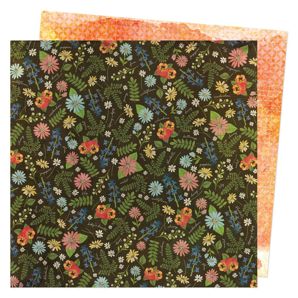 VICKI BOUTIN - FERNWOOD - 12 X 12 PATTERNED PAPER - MEADOW