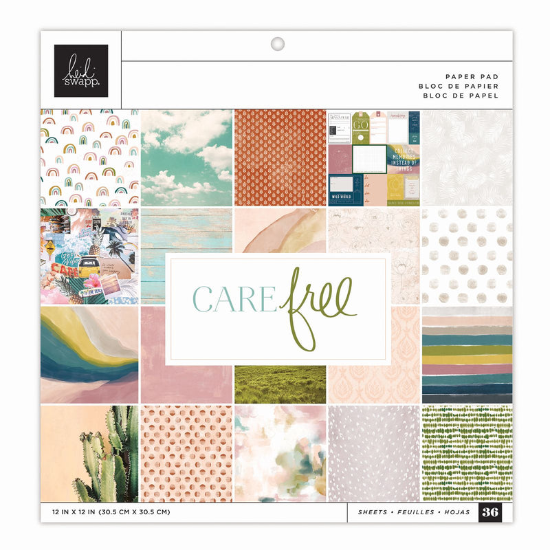 Heidi Swapp - Carefree - 12 x 12 Paper Pad