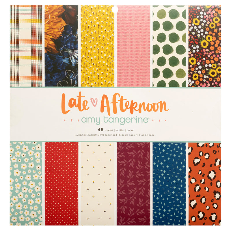 Amy Tangerine - Late Afternoon - 12 X 12 - 48 SHEETS