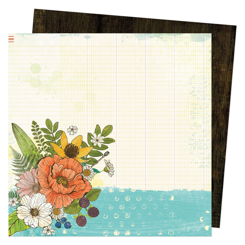 VICKI BOUTIN - FERNWOOD - 12 X 12 PATTERNED PAPER - NOTEBOOK