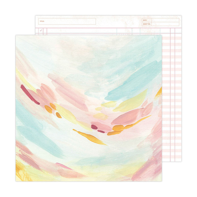 Heidi Swapp - Sun Chaser - 12 x 12 Double Sided Paper - Imagination