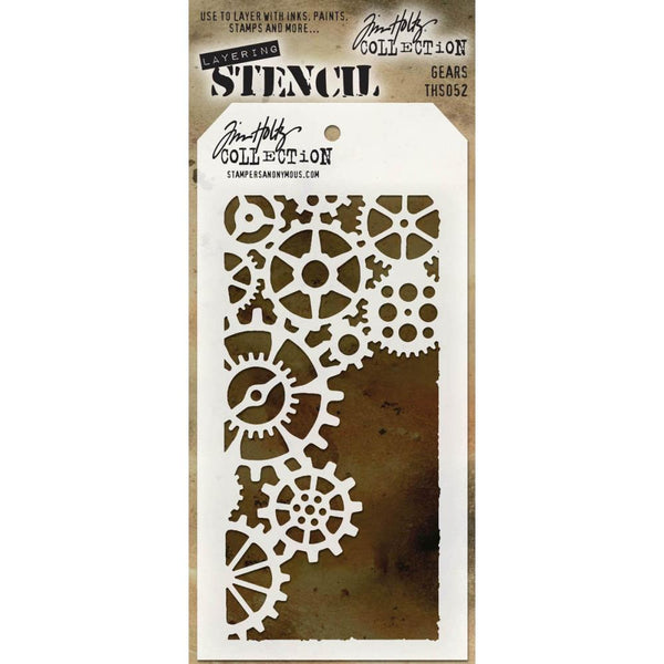 Tim Holtz - Stampers Anonymous - Layering Stencil - Gears