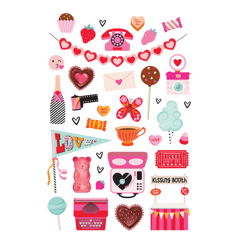 Simple Stories - Heart Eyes - Sticker Book