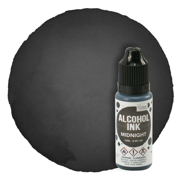 Couture Creations - Alcohol Ink 12ml - Black / Midnight