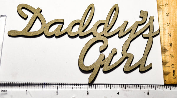 2 Crafty Chipboard - Daddy's Girl