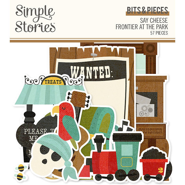 Simple Stories - Say Cheese Frontier At the Park - Ephemera - Bits and Pieces