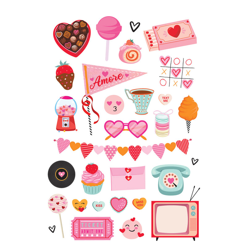 Simple Stories - Heart Eyes - Sticker Book