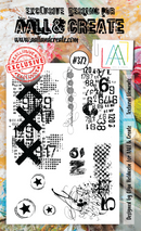 AALL & CREATE - A6 CLEAR STAMP SET - TEXTURAL ELEMENTS