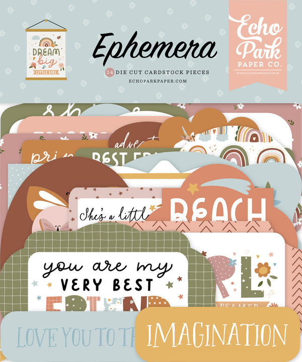 Echo Park - Dream Big Little Girl - Ephemera