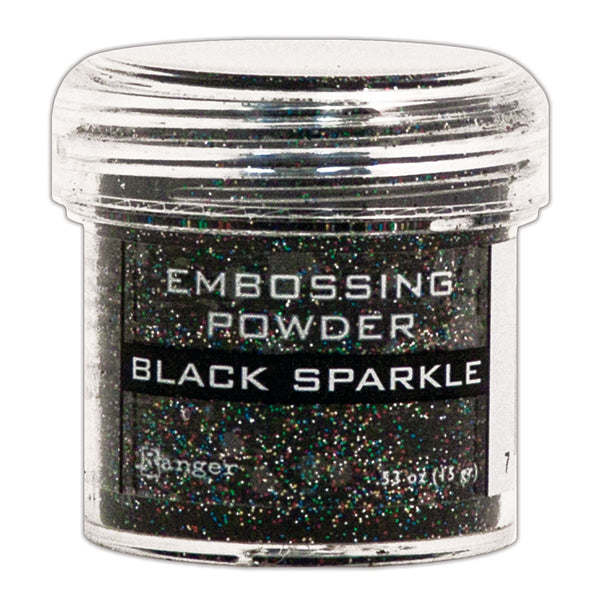 Ranger - Embossing Powder - Black Sparkle