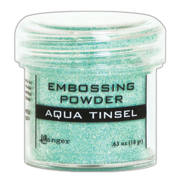 Ranger - Embossing Powder - Aqua Tinsel