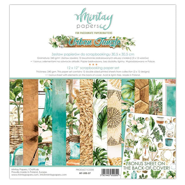 Mintay Papers - Urban Jungle - 12x12 Collection Pack