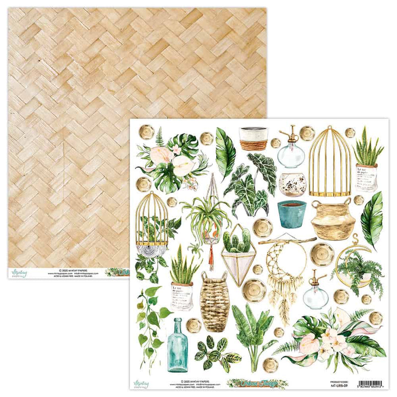 Mintay Papers - Urban Jungle - 12"x12" Double-sided Patterned Paper - 9